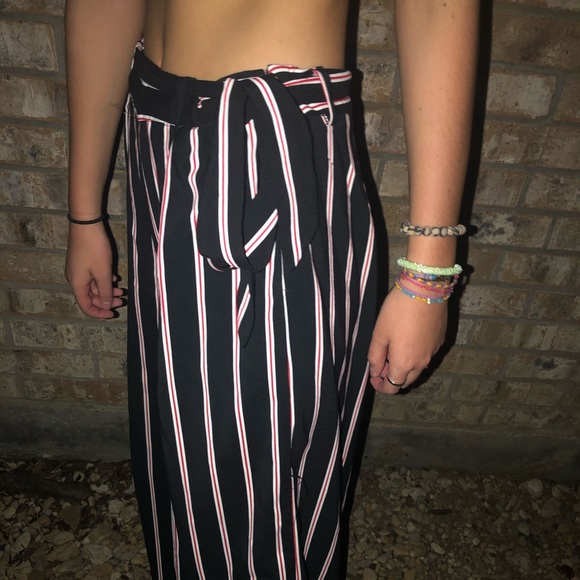 Striped flowy pants - Picture 3 of 3